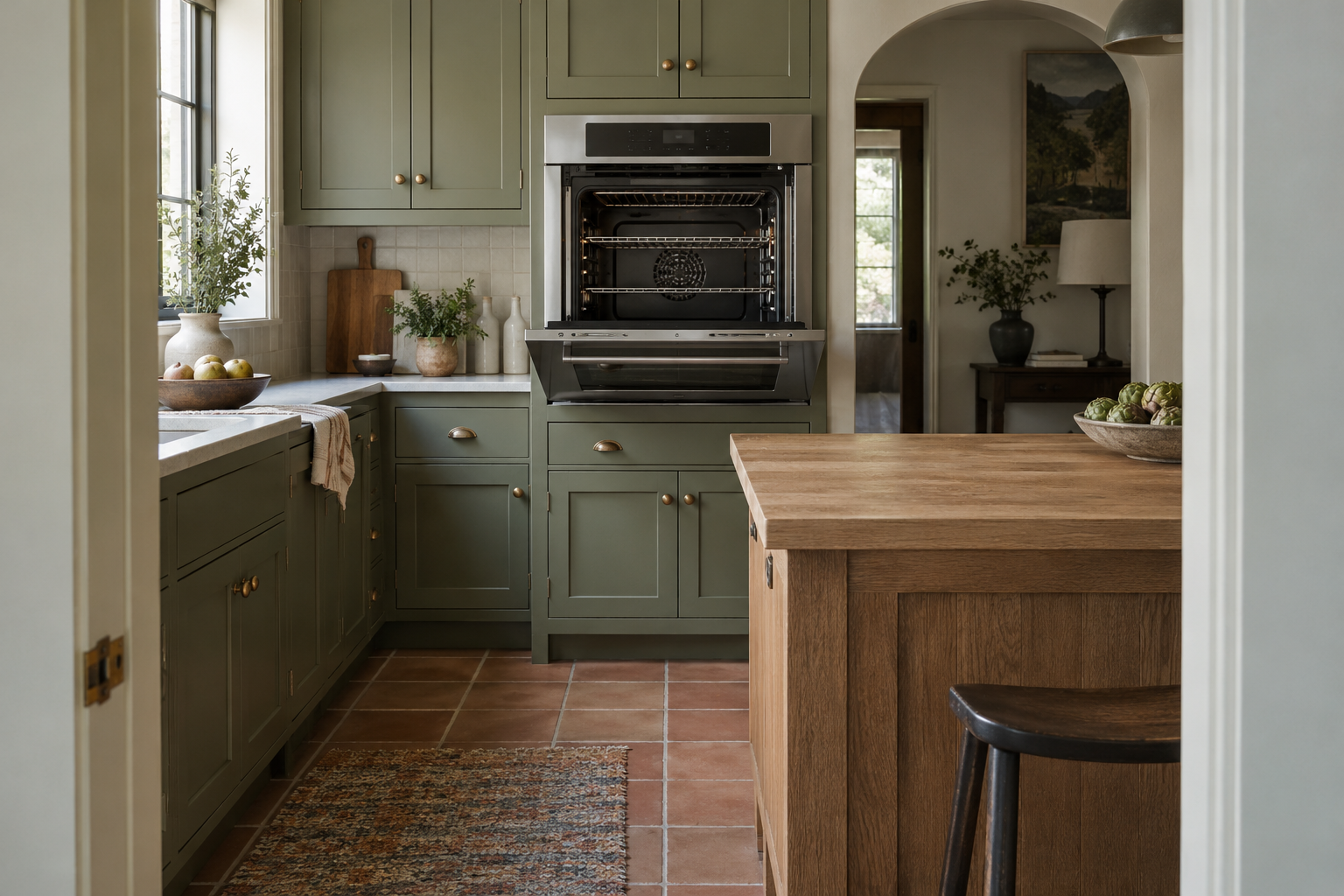 Illustrative Thermador oven in a residential kitchen — AI image for Sub-Zero Repair Golden’s Bridge